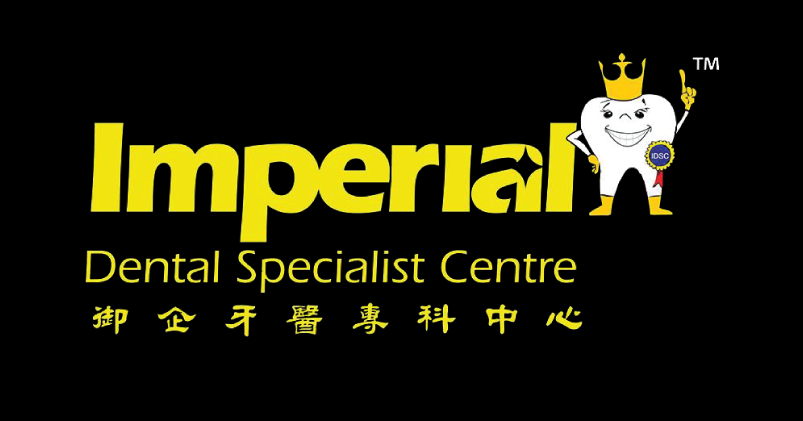 logo black background of Imperial Dental Specialist Centre